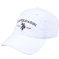 Concept One U.s Polo Assn. Embroidered Pony Horse Logo Since 1890 Adjustable Cotton Baseball Hat with Curved Brim