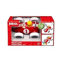 Brio 30234 Play & Learn Action Racer for Ages 18 Months and up