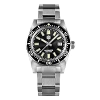 San Martin Men Diver Watch Mens Automatic Watches 62Mas Mechanical Wristwatch Sapphire 20ATM C3 Luminous Ceramic Bezel NH35