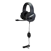 Egghead Skylab Stereo Gaming Multimedia Headset, Over Ear Headphones with Inline Volume Control and Mic Mute