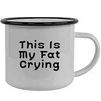 This Is My Fat Crying - Stainless Steel 12oz Camping Mug, Black