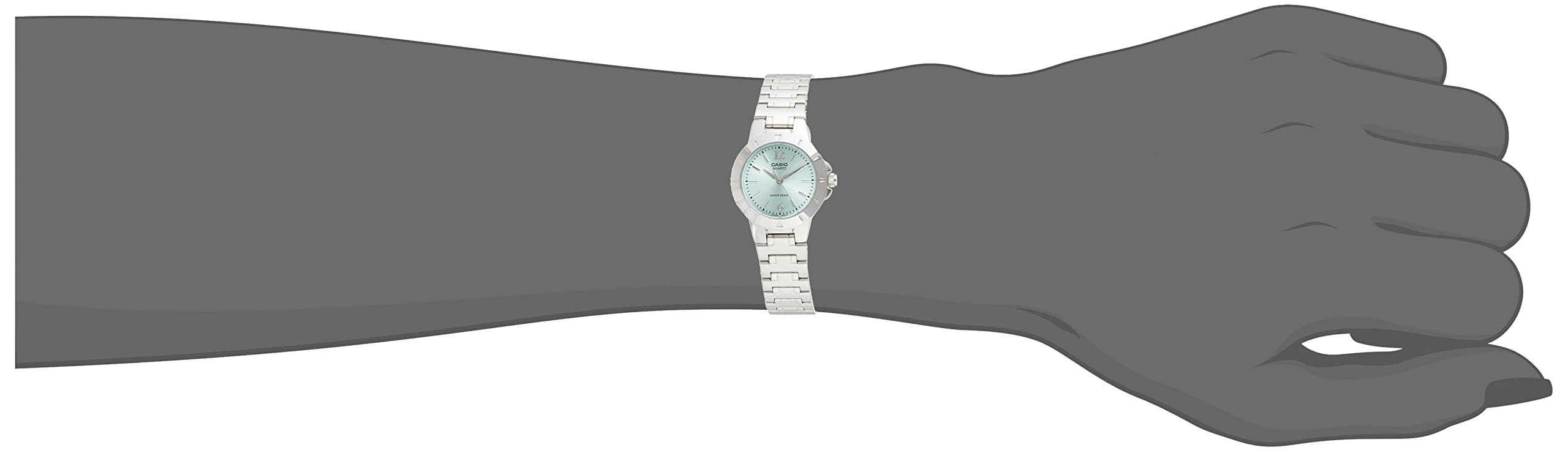 Casio Women's LTP-1177A-4A1 Dress Analog Display Quartz Silver Watch