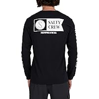 Salty Crew Alpha LS Tee - Men's Fashion Casual Long Sleeve Shirts Cotton Shirts - Regular Fit - Lifestyle Beach Apparel