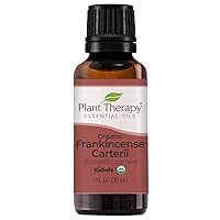 Organic Frankincense Carterii Essential Oil 100% Pure, USDA Certified Organic, Undiluted, Natural Aromatherapy, Therapeutic Grade 30 mL (1 oz)
