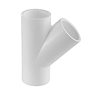 475 Series PVC Pipe Fitting - Wye - Schedule 40 (White) - 3/4
