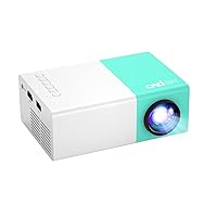 Portable Projector, wepvo Mini Projector for Cartoon, Kids Gift, Outdoor Movie Projector, LED Pico Video Projector for Home Theater Movie Projector with HDMI USB Interfaces and Remote Control