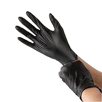 Restaurantware LOW DERMA™ Medium Nitrile Gloves 100 Disposable Hypoallergenic Gloves - FDA Compliant No Powder And No Latex Blackberry Non-Sterile Gloves Low Dermatitis Potential