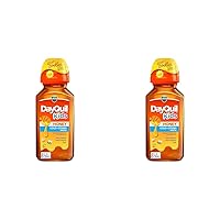 DayQuil Kids Cold and Cough + Mucus Relief Made with Real Honey for Kids 6+ Tastes Great 8oz (Pack of 2)