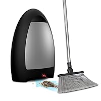 EyeVac Home Touchless Vacuum Automatic Dustpan - Great for Sweeping Pet Hair Food Dirt Kitchen - Fast & Powerful, Corded Canister Vacuum, Bagless, Automatic Sensors, 1000 Watt (Matte Black)