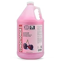 Moisturizing Conditioner for all Hair Types, Cherry, 128 Oz, Professional - Strengthens, Moisturizes, Leaves Hair Soft and Shiny, Adds Volume, Protects Color and Restore