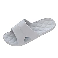 Men's Slippers Size 11 Rubber Home Shower Fashion Non-Slip Men's Slippers for Women And Men Shower Quick Drying