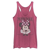 Disney Classic Mickey Boxed Minnie Women's Racerback Tank Top