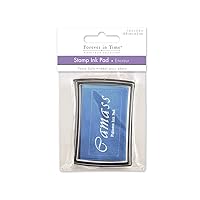 Forever in Time RS210A Stamp Ink Pad 1.5inx2.5in, Baby Blue Pigment