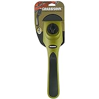 Grass Hawk Ultimate Mower Cleaning Tool - Lawn Mower Dual Blade Deck Scraper - Clean All Contours of The Deck Flat or Curved