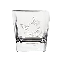 Donkey Crystal Stemless Wine Glass, Whiskey Glass Etched Funny Wine Glasses, Great Gift for Woman Or Men, Birthday, Retirement And Mother's Day