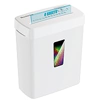 Woolsche Paper Shredder, P-5 Security Level, 6-Sheet Micro Cut with 3.43-Gallon Basket, Durable & Fast with Jam Proof System, Paper Shredder for Home Office (ETL)
