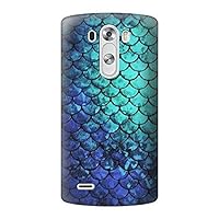 R3047 Green Mermaid Fish Scale Case Cover for LG G3