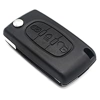3 Buttons Filp Folding Remote Key Shell Key Fob Cover for Citroen C2 C4 C5 C6 C8 Xsara Picasso