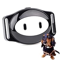 Luggage Tracker,Smart Pet GPS Tracker Dog Collar Waterproof IP68 Mini GPS Tracker Cat GPS Collar Voice Call WiFi+LBS Free APP (Color : Black)