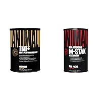 Animal TNT+ Test Booster & M-Stak Muscle Building Stack for Men - 21 Count