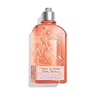 L'Occitane Comforting & Nourishing Cherry Blossom Shower Gel 8.4 fl. Oz: Fruity and Floral Aroma, Infused With Cherry Blossom Extract, Cleansing
