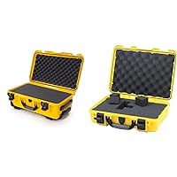 Nanuk 935 Waterproof Carry-On Hard Case with Wheels and Foam Insert - Yellow & 910 Waterproof Hard Case with Foam Insert - Yellow