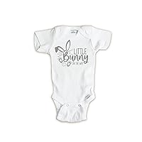 Little Bunny On the Way Pregnancy Announcement Onesie®, Somebunny is Eggspecting, Gift for Dad to Be, Easter Gift for Grandparents
