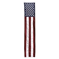 Super Tough US Flag Pulldown - High Tech Shiny Knit - 20in x 8ft