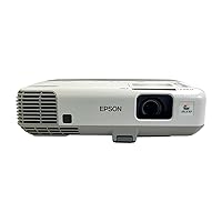 Epson PowerLite 93+ LCD Projector 2600 ANSI HD HDMI 1080i, Bundle Remote Control Power Cable HDMI Cable