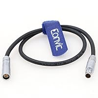 Eonvic RS Run Stop Cable Fischer 3 Pin Male to Female Extension Cable for ARRI Alexa Red DSMC2 Camera