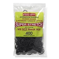 Black 400 Count Rubber Bands