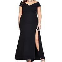 Xscape Women's Rouched Side Dress