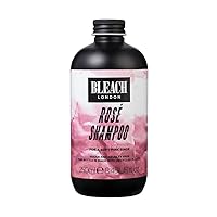 BLEACH LONDON Rose Shampoo - High Pigmented Soft Pink Rinse, Vegan, Cruelty Free, Color Protected Clean, Color Depositing Toning Formula, 8.45 fl oz BLEACH LONDON Rose Shampoo - High Pigmented Soft Pink Rinse, Vegan, Cruelty Free, Color Protected Clean, Color Depositing Toning Formula, 8.45 fl oz