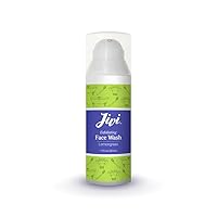 Exfoliating Face Wash (Lemongrass) | Cream Cleanser that Removes Makeup and Tones | 100% Natural with Organic Ingredients | Made for Sensitive and Dry Skin | 1.7 fl. oz.