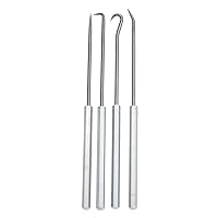 Ullman - PH-4 PH 4 Hook and Pick Set - High Carbon Polished Steel Hand Tools with Aluminum Handles. Workshop Tools