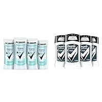 Degree Women's Black+White 4 Count Antiperspirant Balm 2.6 oz - Protects from Deodorant Stains & Men UltraClear Antiperspirant Deodorant Black + White 4 count 72-Hour Sweat & Odor Protection