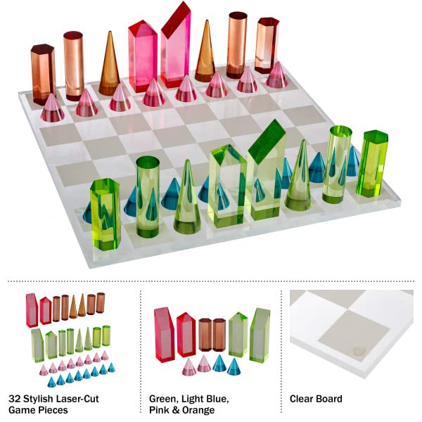 Trademark Games Acrylic Chess Set