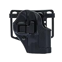 BLACKHAWK Serpa CQC Holster fits M&P Shield, Right Hand, Black, Size 63 - S&W M&P Shield 9/40, Model Number: 410563BK-R