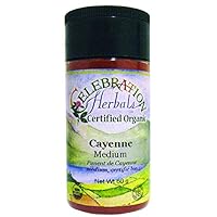 Celebration Herbals, Cayenne Medium Organic 60 G
