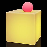 LOFTEK Color Changing Light 6 inch Ball & 16 inch Cube Light
