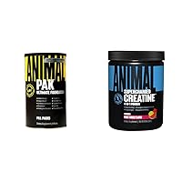 Animal Pak 44 Count All-in-One Vitamin Pack Supercharged Creatine Powder Enhanced Formula for Strength, Endurance and Recovery