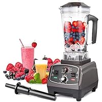 Blender Professional Countertop Blender, 2200W High Speed Smoothie Blender for Shakes and Smoothies, commercial blender with Timer, 68OZ BPA-Free Tritan Jar, Smoothie Maker BATEERUN 8 Blades