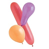 Assorted Party Balloons (100-Pack) - Vibrant & Durable Latex Balloons, Perfect for Birthdays, Events, & Decor