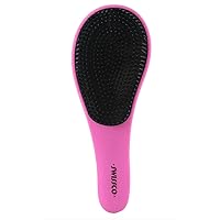 Swissco Soft Touch Detangling Hair Brush for Natural, Curly, Wet or Dry Hair (Pink)