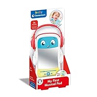 Clementoni - My First Musical Pod Baby Game, Electronic and Interactive Musical Game for Children 3-6 Months, Light and Sound Activity Center, 17894