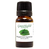 Peppermint Essential Oil (Mentha piperita) - 100% Pure - 10 ml (0.33 fl oz) - GreenHealth