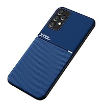Mowen Case Cover Bumper Built-in Metal Plate for Samsung Galaxy A32 5G - Blue