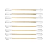 Bamboo Cotton Swabs 1000 Count|Double Round Biodegradable Cotton Buds|5 packs of 200ct