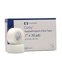 Curity Hypoallergenic Clear Tape - 1