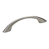 Richelieu Hardware BP65017142 Charleston Collection 3 25/32 in (96 mm) Center Pewter Contemporary Cabinet Pull